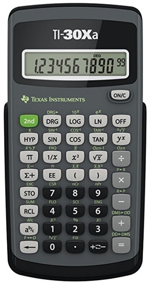 Texas Instruments TI-30Xa Calculadora científica.